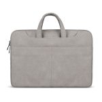 ST06S Wasserdichte PU-Leder-Reißverschluss-versteckter tragbarer Riemen One-Shoulder-Handtasche für 15,6-Zoll-Laptops, mit Zauberstab und Koffergürtel, ST06S 15.6 inch Dark Gray, ST06S 15.6 inch Pink, ST06S 15.6 inch Light Grey – Bild 3
