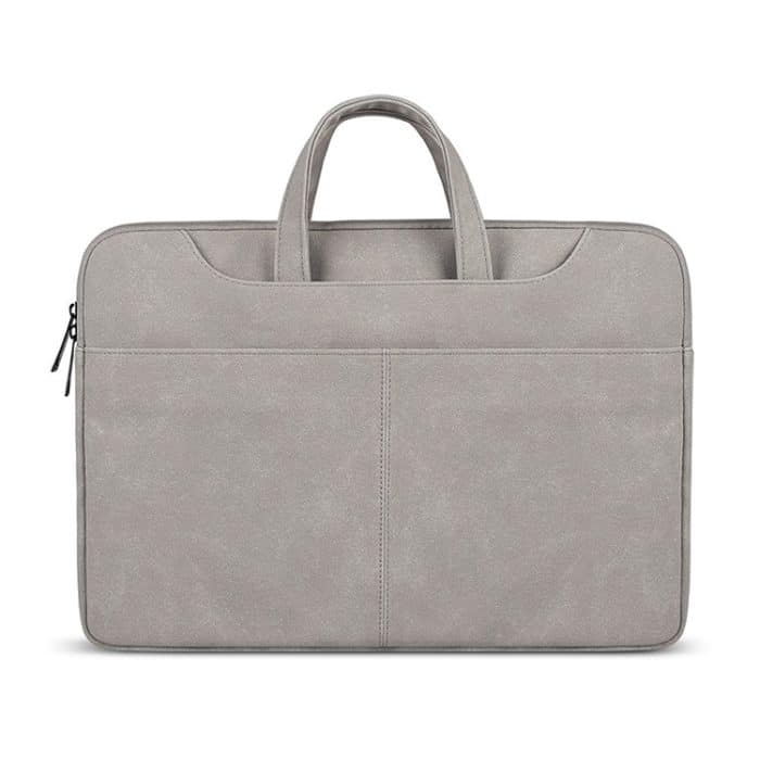 ST06S Wasserdichte PU-Leder-Reißverschluss-versteckter tragbarer Riemen One-Shoulder-Handtasche für 15,6-Zoll-Laptops, mit Zauberstab und Koffergürtel, ST06S 15.6 inch Dark Gray, ST06S 15.6 inch Pink, ST06S 15.6 inch Light Grey – Bild 3