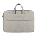 ST06S Wasserdichte PU-Leder-Reißverschluss-versteckter tragbarer Riemen One-Shoulder-Handtasche für 15,6-Zoll-Laptops, mit Zauberstab und Koffergürtel, ST06S 15.6 inch Dark Gray, ST06S 15.6 inch Pink, ST06S 15.6 inch Light Grey – Bild 4