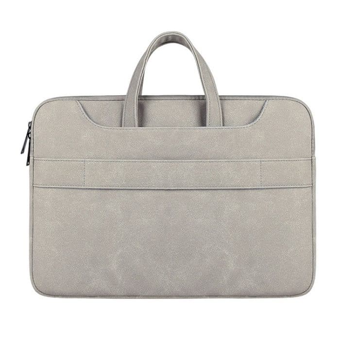 ST06S Wasserdichte PU-Leder-Reißverschluss-versteckter tragbarer Riemen One-Shoulder-Handtasche für 15,6-Zoll-Laptops, mit Zauberstab und Koffergürtel, ST06S 15.6 inch Dark Gray, ST06S 15.6 inch Pink, ST06S 15.6 inch Light Grey – Bild 4