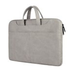 ST06S Wasserdichte PU-Leder-Reißverschluss-versteckter tragbarer Riemen One-Shoulder-Handtasche für 15,6-Zoll-Laptops, mit Zauberstab und Koffergürtel, ST06S 15.6 inch Dark Gray, ST06S 15.6 inch Pink, ST06S 15.6 inch Light Grey – Bild 5