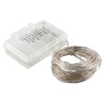 50 LEDs, 3 x AA-Batterien, Box, Lichterkette, dekoratives Licht mit Fernbedienung, DC 5 V, Blue Light/Remote Control, Colorful Light/Remote Control, White Light/Remote Control, Warm White/Remote Control – Bild 2