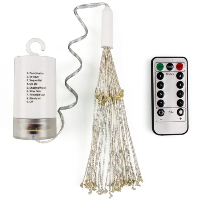 150 LEDs Batteriebox LED Dekoleuchte mit Fernbedienung, 30CM Colorful Light, 30CM White Light, 30CM Warm White – Bild 2