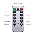 150 LEDs Batteriebox LED Dekoleuchte mit Fernbedienung, 30CM Colorful Light, 30CM White Light, 30CM Warm White – Bild 7