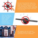 Holographisches 3D-Display mit 42 cm Durchmesser, WiFi-App-Steuerung, Auflösung 640 x 640 Pixel Auflösung 320 LEDs Plakatwand, Unterstützung für Micro-SD-Karte – Bild 6