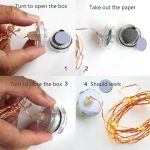 6 PCS wasserdichtes warmweißes Licht Kupferdraht Sternenlicht, 20 LEDs 2700-2900K Seil Lichterkette für Party / Urlaub, Länge: 2m, DC 6V – Bild 8