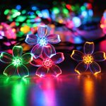 3m 20 LEDs Kirschblüten-Weihnachtsdekorationslicht, batteriebetrieben, 3m Colorful Light, 3m Warm White Light – Bild 3