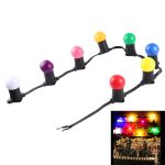 1 m, 2 W, E27, 8 LEDs, 2835 SMD, Heimdekoration, LED-Glühbirnen, AC 110 V, AC 110V, DC 12V, AC 220V