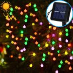 Kugelform 30 LEDs im Freien wasserdichte Weihnachtsfest-Dekorations-Solarlampen-Schnur