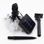 Geisterform 30 LEDs Outdoor Garten Wasserdicht Weihnachtsfest Dekoration Solarlampenkette – Bild 3
