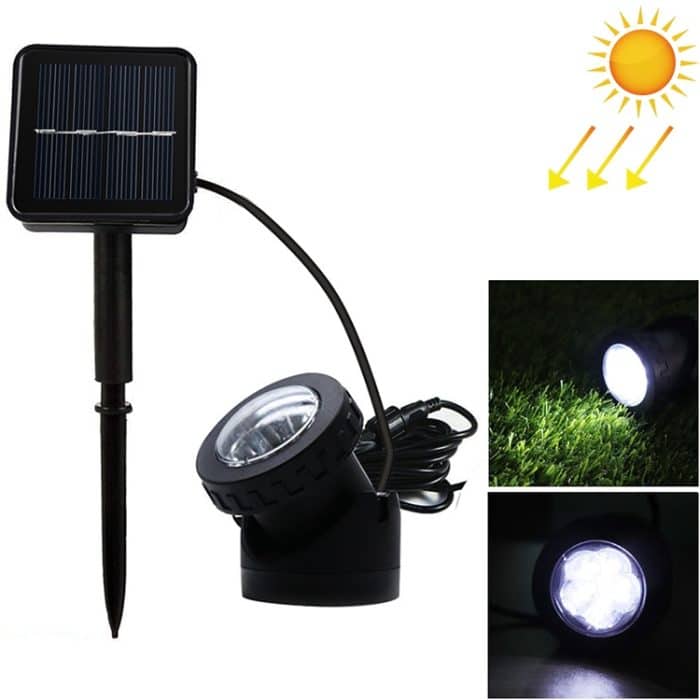 LED0618.jpg Single Head LED Outdoor Wasserdicht Solar Unterwasserscheinwerfer Flutlicht – Bild 1