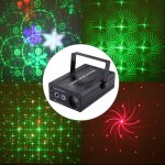 20W bunte Lichtlaser-Schneeflockenprojektorlampe, 6 LEDs Indoor Bühnendekoration Atmosphärenlicht mit Halter / Auto Run / Sound Control, AC 110-240V