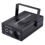 20W bunte Lichtlaser-Schneeflockenprojektorlampe, 6 LEDs Indoor Bühnendekoration Atmosphärenlicht mit Halter / Auto Run / Sound Control, AC 110-240V – Bild 2