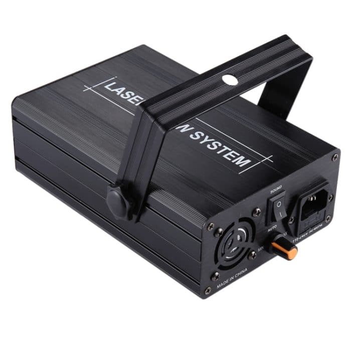 20W bunte Lichtlaser-Schneeflockenprojektorlampe, 6 LEDs Indoor Bühnendekoration Atmosphärenlicht mit Halter / Auto Run / Sound Control, AC 110-240V – Bild 3