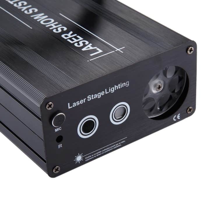 20W bunte Lichtlaser-Schneeflockenprojektorlampe, 6 LEDs Indoor Bühnendekoration Atmosphärenlicht mit Halter / Auto Run / Sound Control, AC 110-240V – Bild 5