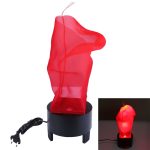 [220V US / EU-Stecker] Künstliche Simulation Brennen gefälschter Flammenlampe, Flammenhöhe: ca. 20 cm, Fackel Feuer Topf Schüssel Licht für Festival Party Dekoration