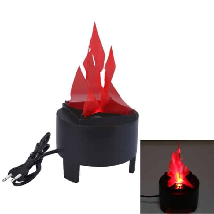 [220V US / EU-Stecker] Künstliche Simulation Brennen gefälschter Flammenlampe, Flammenhöhe: ca. 8 cm, Fackel Feuer Topf Schüssel Licht für Festival Party Dekoration – Bild 1