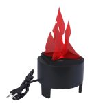[220V US / EU-Stecker] Künstliche Simulation Brennen gefälschter Flammenlampe, Flammenhöhe: ca. 8 cm, Fackel Feuer Topf Schüssel Licht für Festival Party Dekoration – Bild 2