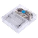 100 LEDs SMD 06033 x AA-Batterien, Box, Lichterkette, dekoratives Licht, DC 5 V, 10m Blue Light, 10m Colorful Light, 10m Pink Light, 10m Green Light, 10m Purple Light, 10m Red Light, 10m White Light, 10m Warm White, 10m Yellow Light – Bild 4