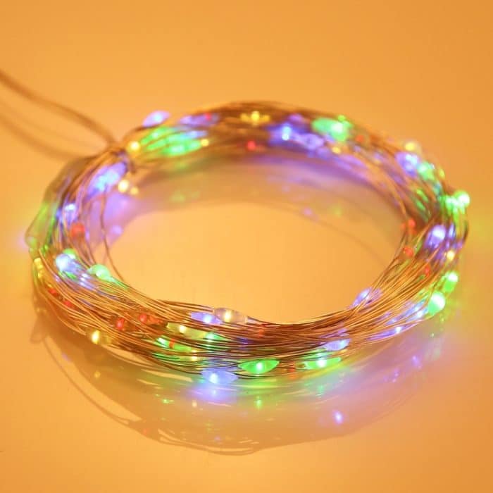 100 LEDs SMD 0603 Lichterkette, dekoratives Licht, 10m Colorful Light, 10m White Light, 10m Warm White – Bild 5