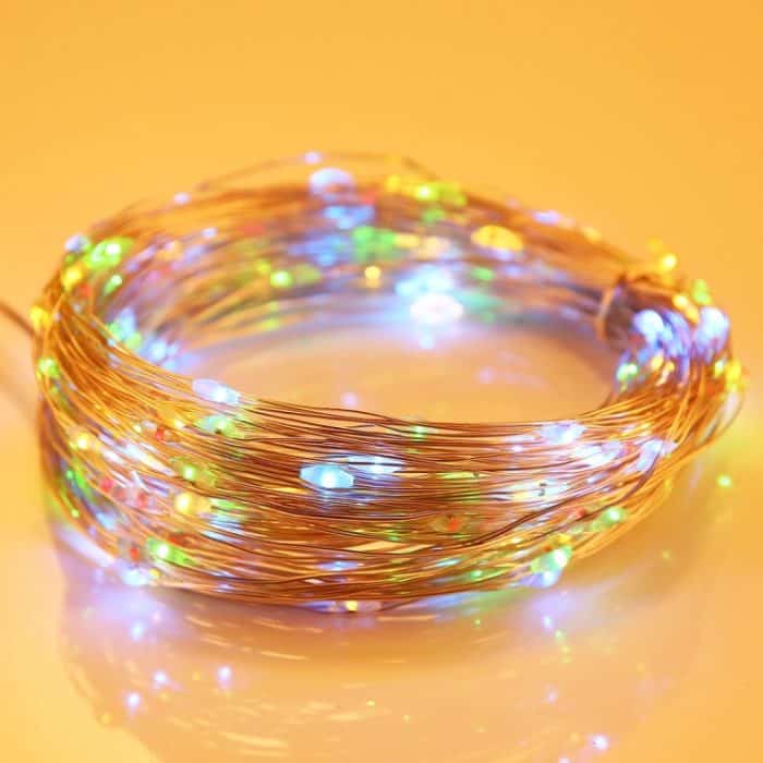 100 LEDs SMD 0603 Lichterkette, dekoratives Licht, 20m Colorful Light – Bild 5