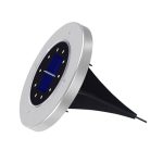 2 Stück 10 LEDs, solarbetrieben, vergrabenes Licht unter der Erde, IP65, wasserdicht, für den Außenbereich, Garten, Straßenlaterne, 10 LEDs – Bild 2