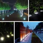 2 Stück 10 LEDs, solarbetrieben, vergrabenes Licht unter der Erde, IP65, wasserdicht, für den Außenbereich, Garten, Straßenlaterne, 10 LEDs – Bild 11