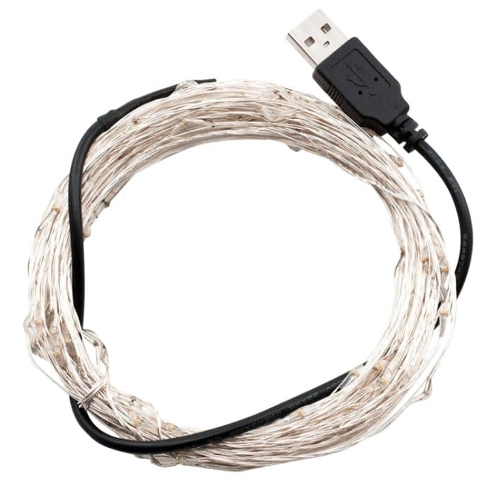 USB-betriebene SMD-0603 Festivallampe/Dekorationslichtleiste (lila Licht) – Bild 2