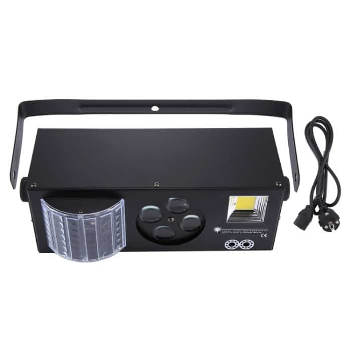 LED-MK004 60W buntes Licht, 4 in 1 Projektor Innenbühnendekoration Atmosphärenlicht mit Halter / Auto Run / Sound Control / DMX512, AC 90-240V – Bild 6