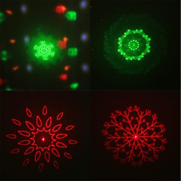 LED-MK004 60W buntes Licht, 4 in 1 Projektor Innenbühnendekoration Atmosphärenlicht mit Halter / Auto Run / Sound Control / DMX512, AC 90-240V – Bild 9