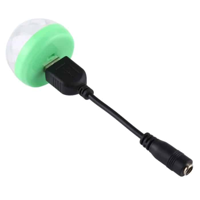 4 W RGB Mini Magic Ball LED-Bühnenlampe mit DC 5,5 x 2,5/2,1 mm Buchse auf USB-Buchse – Bild 3