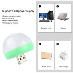 4 W RGB Mini Magic Ball LED-Bühnenlampe mit DC 5,5 x 2,5/2,1 mm Buchse auf USB-Buchse – Bild 5