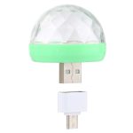 4W RGB USB LED Crystal Magic Ball Bühnenlicht mit Micro-USB-Adapter, with Micro USB Adapter – Bild 2