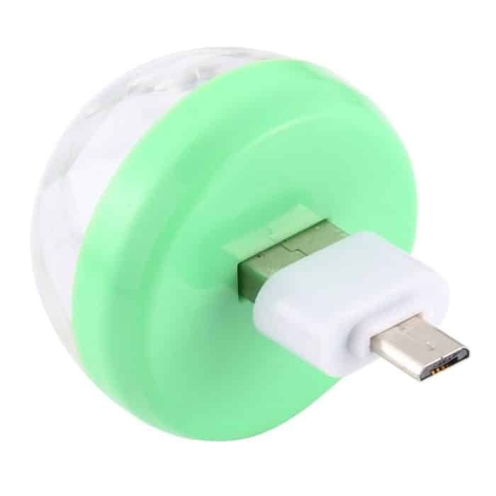 4W RGB USB LED Crystal Magic Ball Bühnenlicht mit Micro-USB-Adapter, with Micro USB Adapter – Bild 3