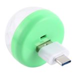 4W RGB USB LED Crystal Magic Ball Bühnenlicht mit Typ-C-Adapter, with Type-C Adapter – Bild 3