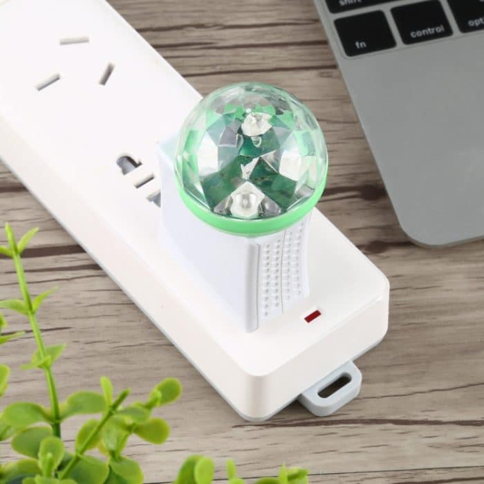 4W RGB USB LED Crystal Magic Ball Bühnenlicht mit Typ-C-Adapter, with Type-C Adapter – Bild 7
