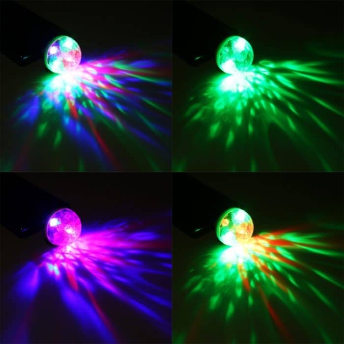 4W RGB USB LED Crystal Magic Ball Bühnenlicht mit Typ-C-Adapter, with Type-C Adapter – Bild 9