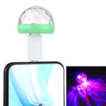 4W RGB USB LED Crystal Magic Ball Bühnenlicht mit 8-Pin-Adapter, with 8 Pin Adapter