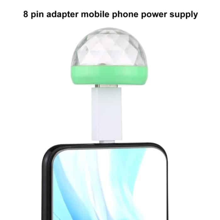 4W RGB USB LED Crystal Magic Ball Bühnenlicht mit 8-Pin-Adapter, with 8 Pin Adapter – Bild 5