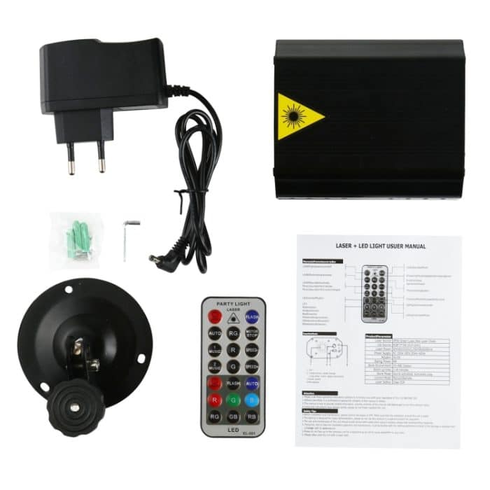 EMS-08 5V LED Snow Projection Laser Bühnenlicht – Bild 5