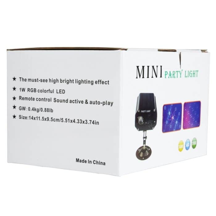 EMS-08 5V LED Snow Projection Laser Bühnenlicht – Bild 6