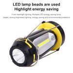 Multifunktionale USB-Lade-Campinglampe, Outdoor-Zelt, tragbare Lampe, Taschenlampe, Tischlampe – Bild 2