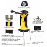 Multifunktionale USB-Lade-Campinglampe, Outdoor-Zelt, tragbare Lampe, Taschenlampe, Tischlampe – Bild 4