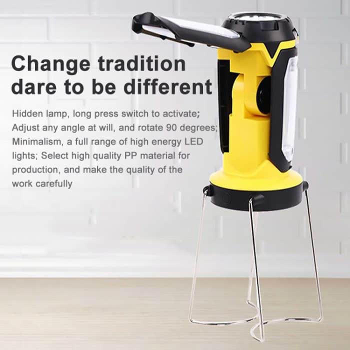 Multifunktionale USB-Lade-Campinglampe, Outdoor-Zelt, tragbare Lampe, Taschenlampe, Tischlampe – Bild 5