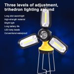 Multifunktionale USB-Lade-Campinglampe, Outdoor-Zelt, tragbare Lampe, Taschenlampe, Tischlampe – Bild 7