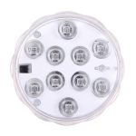 Wasserdichtes LED-Tauchlicht, 10 LEDs Zylinder ferngesteuert mit Fernbedienung, Fernbedienungsbereich (im offenen Bereich): 24-30 Fuß – Bild 2