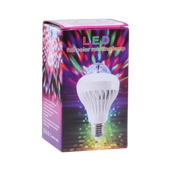 E27 Full Color rotierende LED-Bühnenlampe, AC 85-260V – Bild 7
