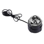 1W x 3 Mini rotierendes Magic Ball LED Bühnenlicht, mit Fernbedienung, US / EU-Stecker – Bild 3