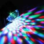 1W x 3 Mini rotierendes Magic Ball LED Bühnenlicht, mit Fernbedienung, US / EU-Stecker – Bild 9