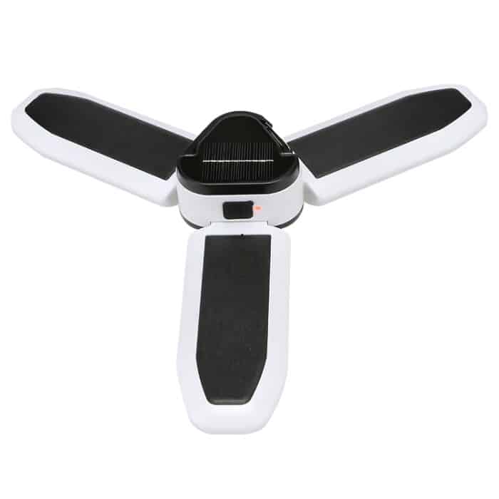 Multifunktionale Solar-USB-Aufladung 60 LED-Kleeblatt-Campinglampe Außenzelt Tragbare Lampe Taschenlampe Notlichtbirne Licht, Stil: Solar – Bild 3